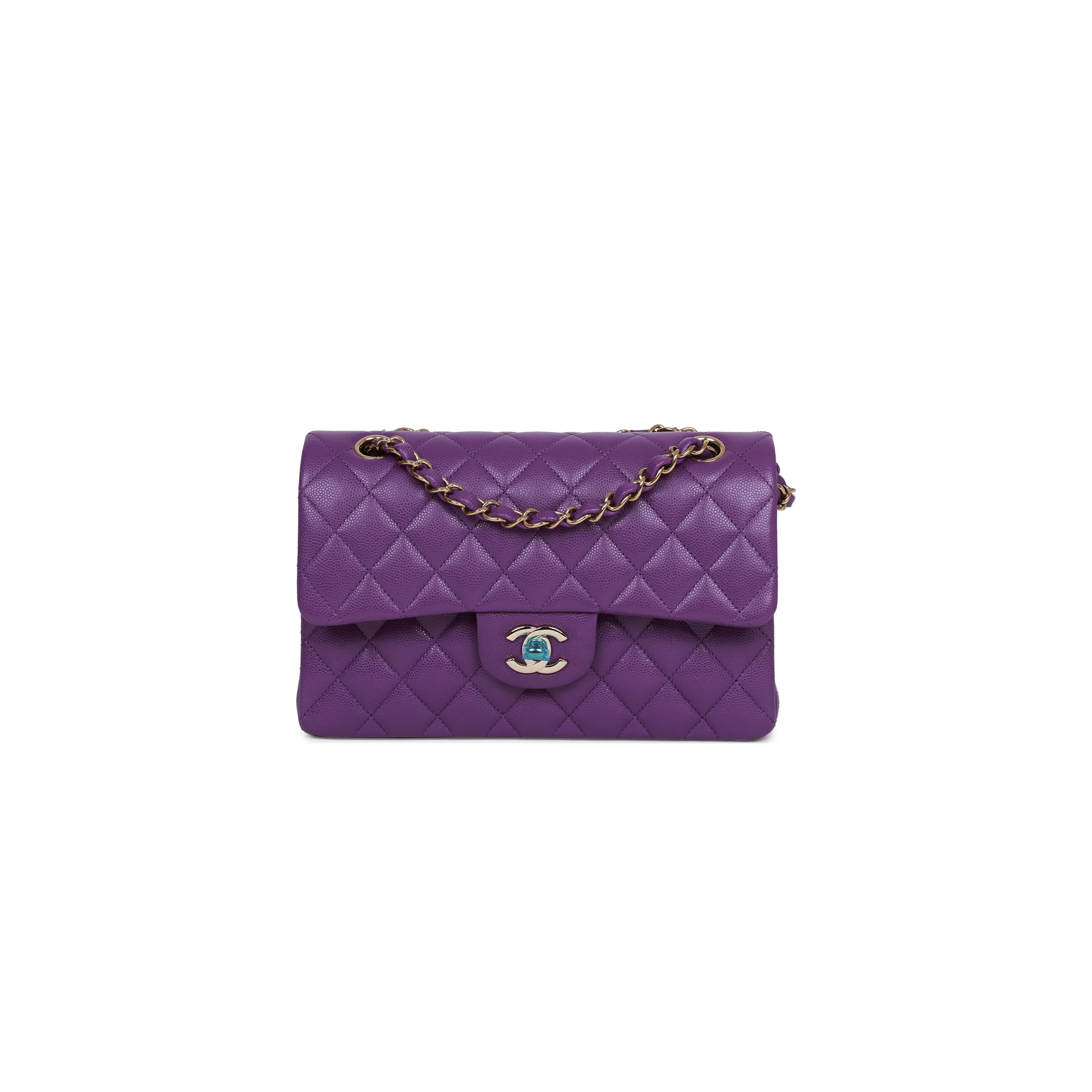 CHANEL CAVIAR QUILTED SMALL DOUBLE FLAP 1200354 (23*13*6cm)